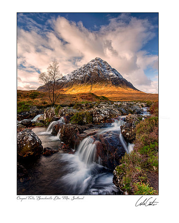 Coupal Falls Rannoch Moor Scotland